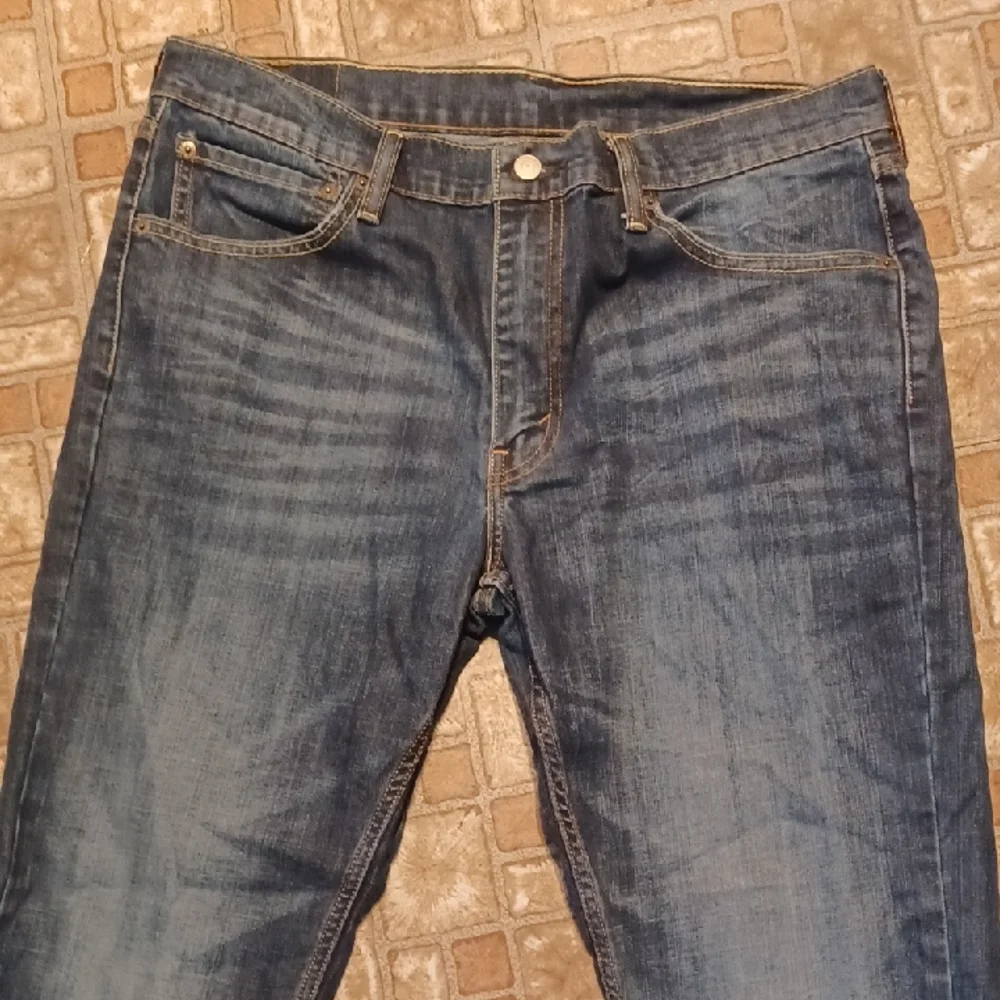 Levi's Men's Dark Blue Straight Jeans 527 Levi's 36x32